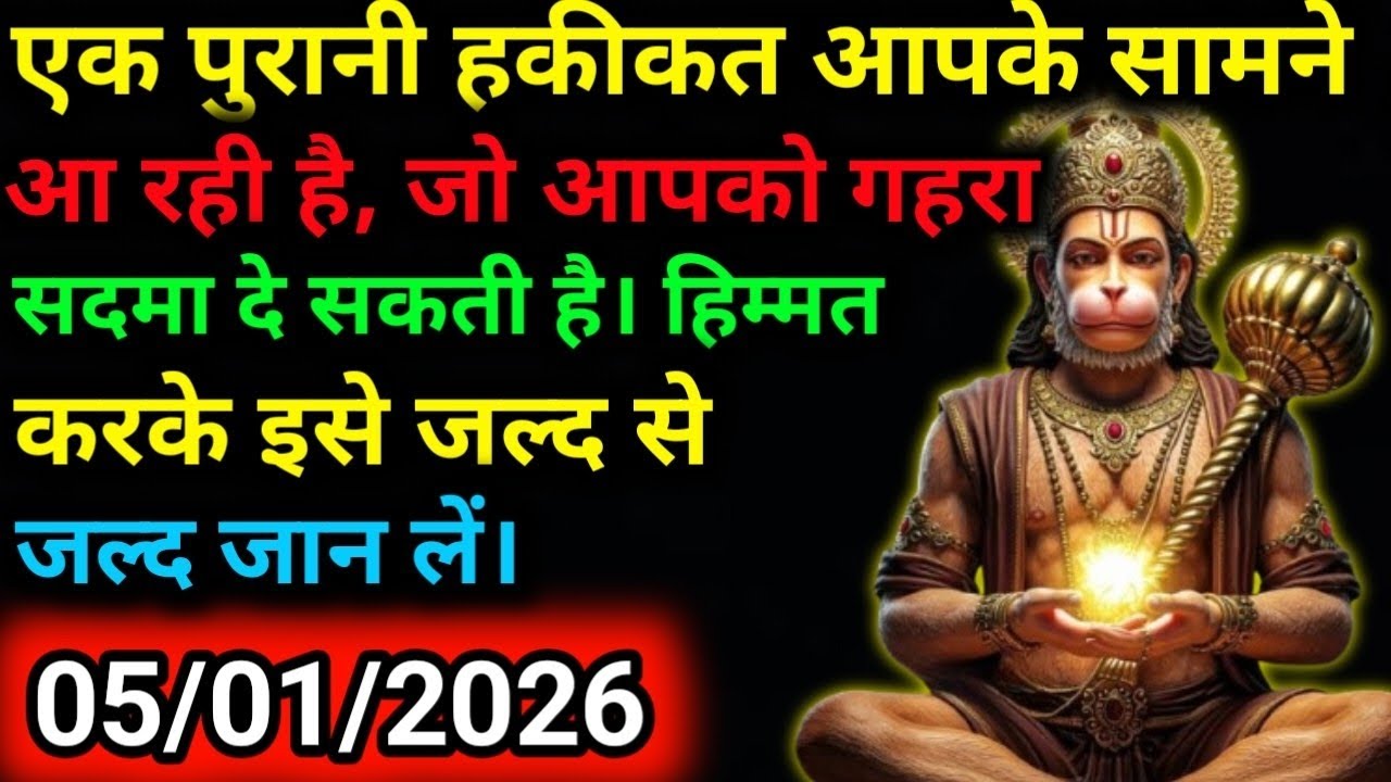 ✅5 जनवरी 2026 ka Hanuman Ji ka message || Today Hanuman sandesh || universe message