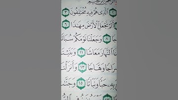 ما معنى "ألم نجعل الأرض مهدا"#سورة #النبأ