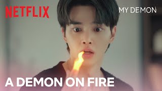 Song Kang is burning up, literally | My Demon Ep 3 | Netflix [ENG SUB]
