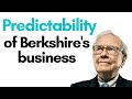 Warren Buffett on predictability of Berkshire&#39;s businesses (1996)