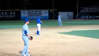 Yasiel Puig Steals Third Base During Quakes Debut