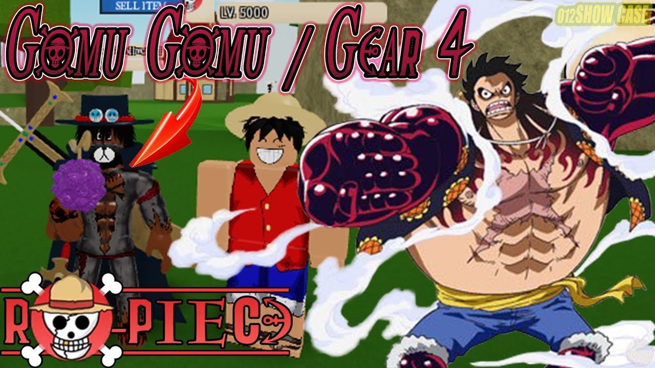 Ro Piece Gomu Gomu Gear 4 Showcase Youtube - roblox ro piece giving away 5 devilfruits to lucky fans youtube