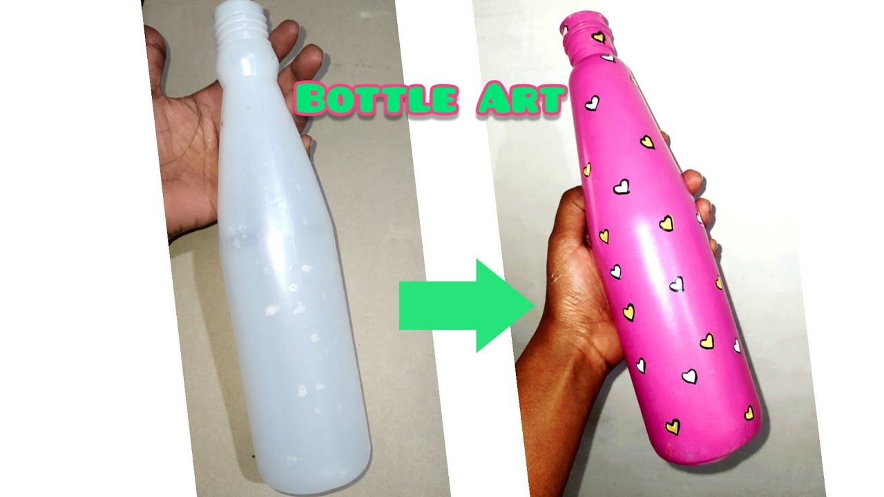 Bottle Art /Simple Bottle Art Design /Very Easy Bottle Art Painting 🌸