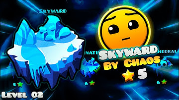 Ice Gauntlet (#02) "Skyward" By Chaos [100%] | Geometry Dash Project: Gauntlets | BMG