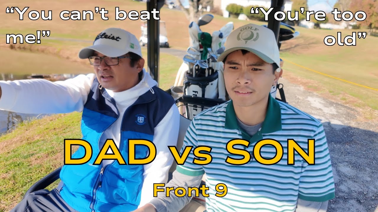 I Challenged My Dad to a 1v1 Golf Match… It Got Competitive! - YouTube
