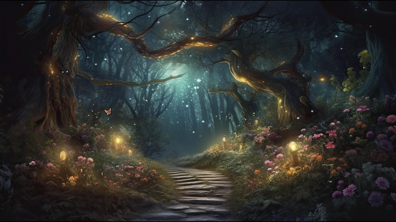 Enchanted Forest Ambience ✨ Relaxing Fairy Music for Study, Sleep & Anxiety Relief