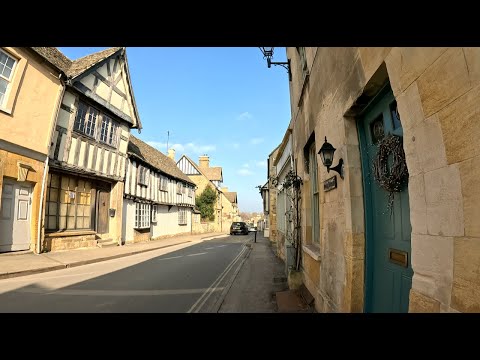 Afternoon walk exploring Winchcombe in The Cotswolds, UK | Relaxing Nature Walking Video | 4K HD