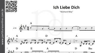 Ich Liebe Dich ♪ Reinhard Mey | Partitura