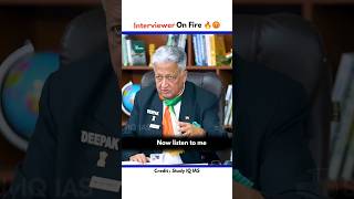 Goosebumps The Moment He started speaking|  😤🔥 UPSC Interview | IAS Interview