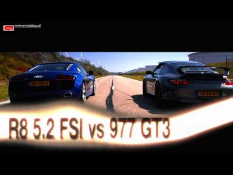 Audi R8 V10 vs Porsche 911 GT3
