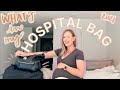 What&#39;s In My MINIMAL Hospital Bag 2021 | What You ACTUALLY Need To Pack | Second Time Mom