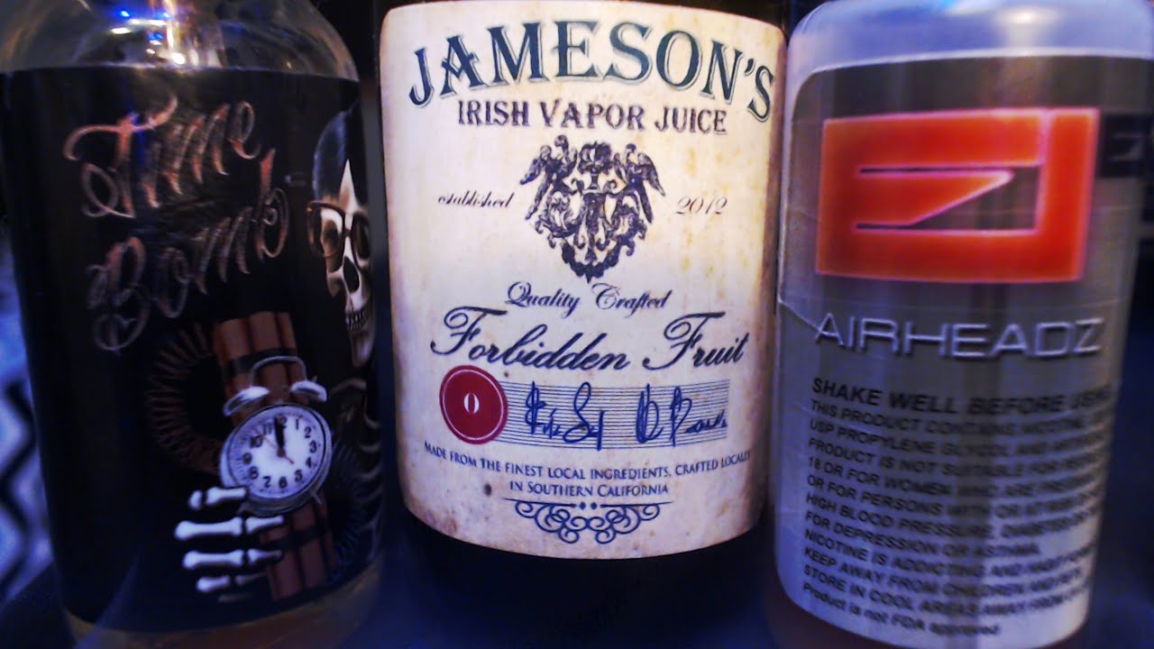 Juice Reviews Epic Juice, Time Bomb, Jameson's Irish Vapor Juice YouTube