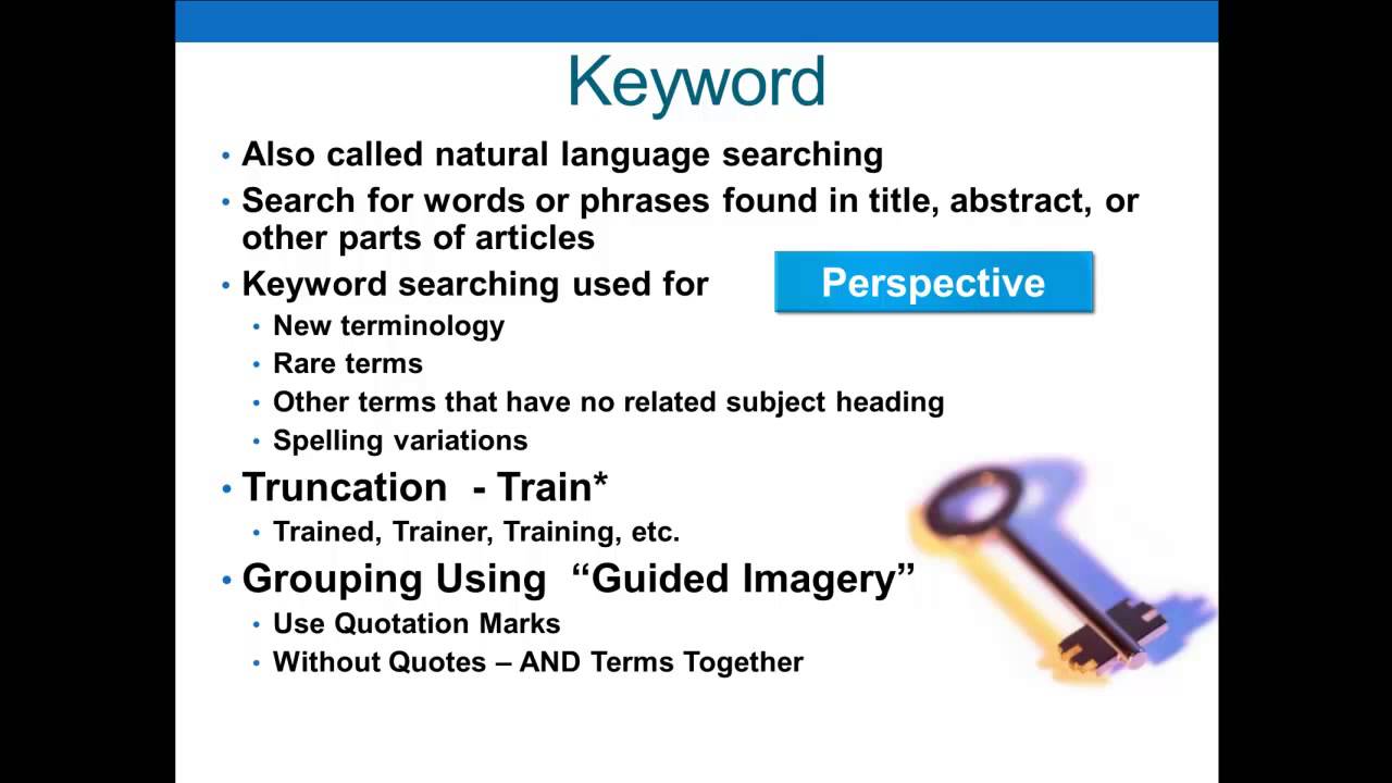 Keyword Searching - YouTube