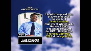 Jamie Alcindore ~ Short Obituary