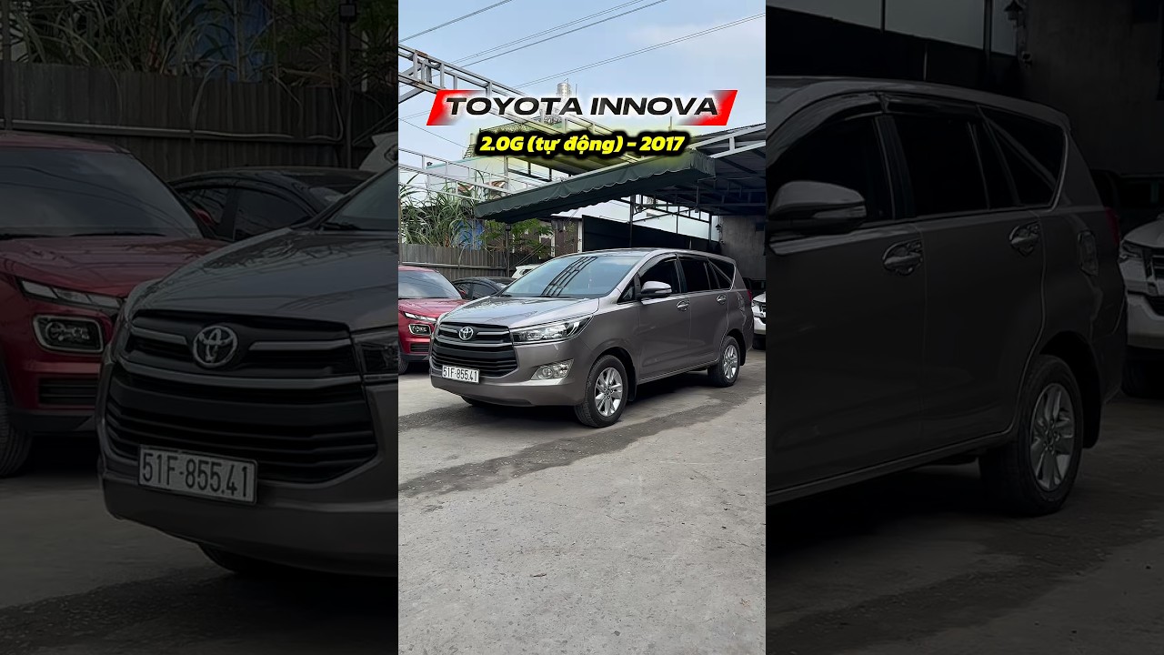 Toyota Innova 2.0G (tự động) 2017 odo 100.000km. 1 chủ full lịch sử hãng