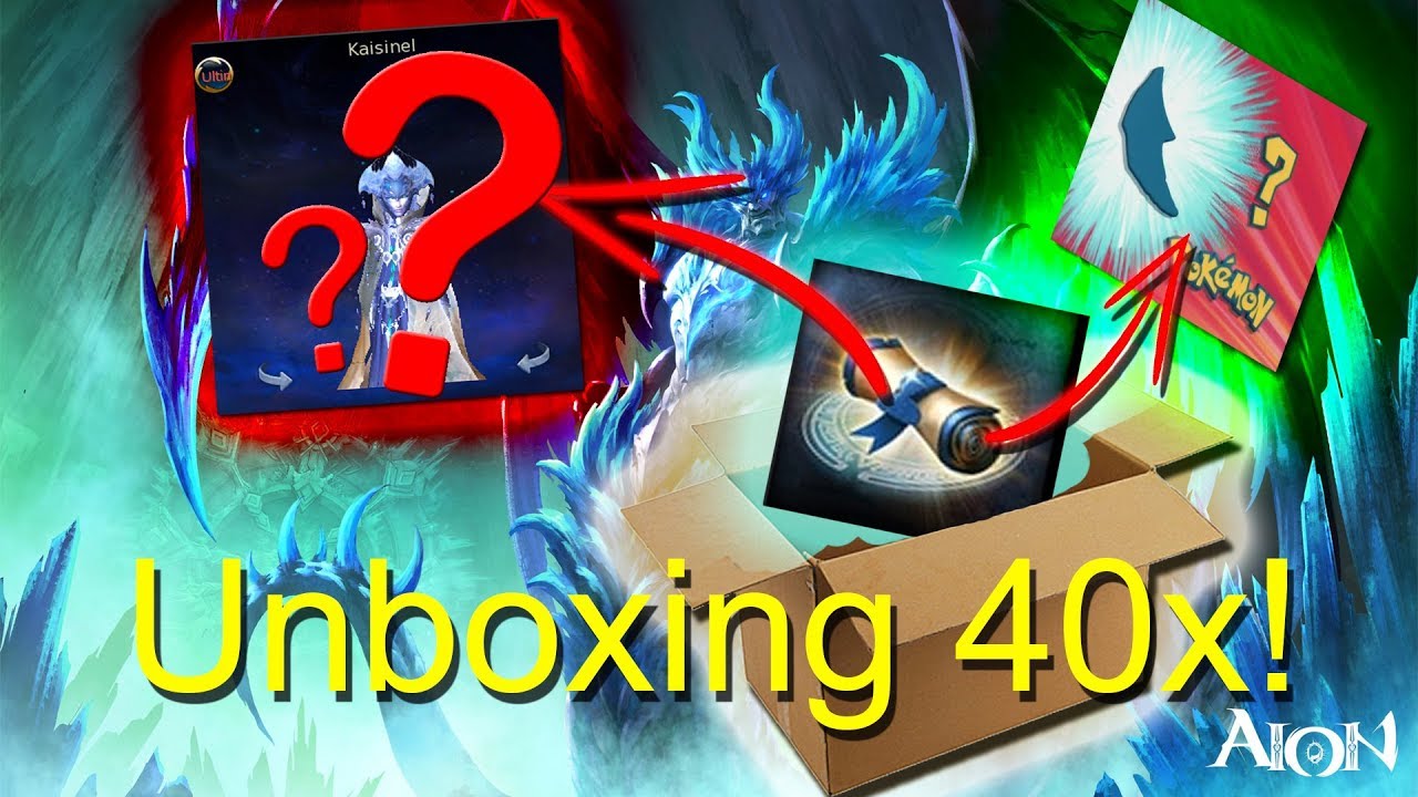 Aion 6.2 PTS - 40x Transformation Contracts Unboxing