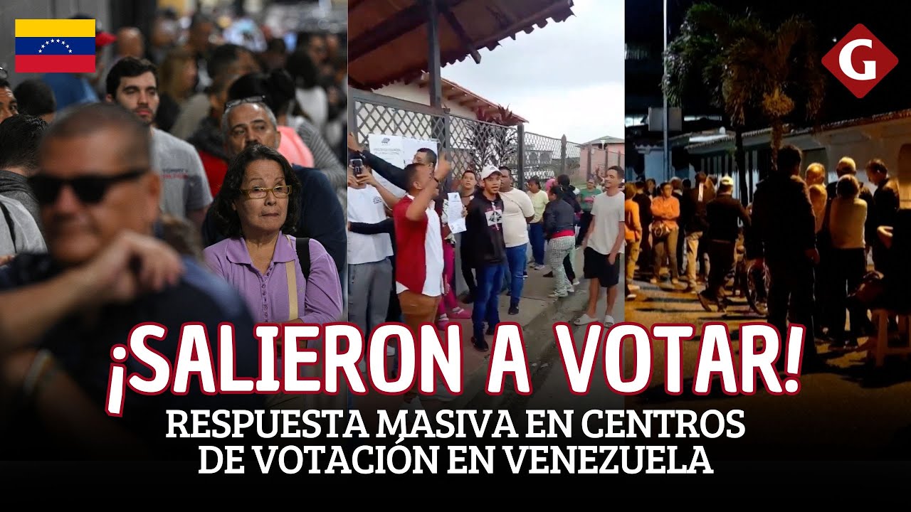 Millones de venezolanos salen a las calles a VOTAR contra MADURO ...