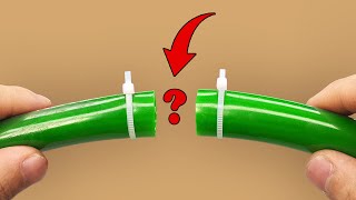 5 tricks or ways to join two hoses without going out to buy an adapter   PVC Pipe Plumbing