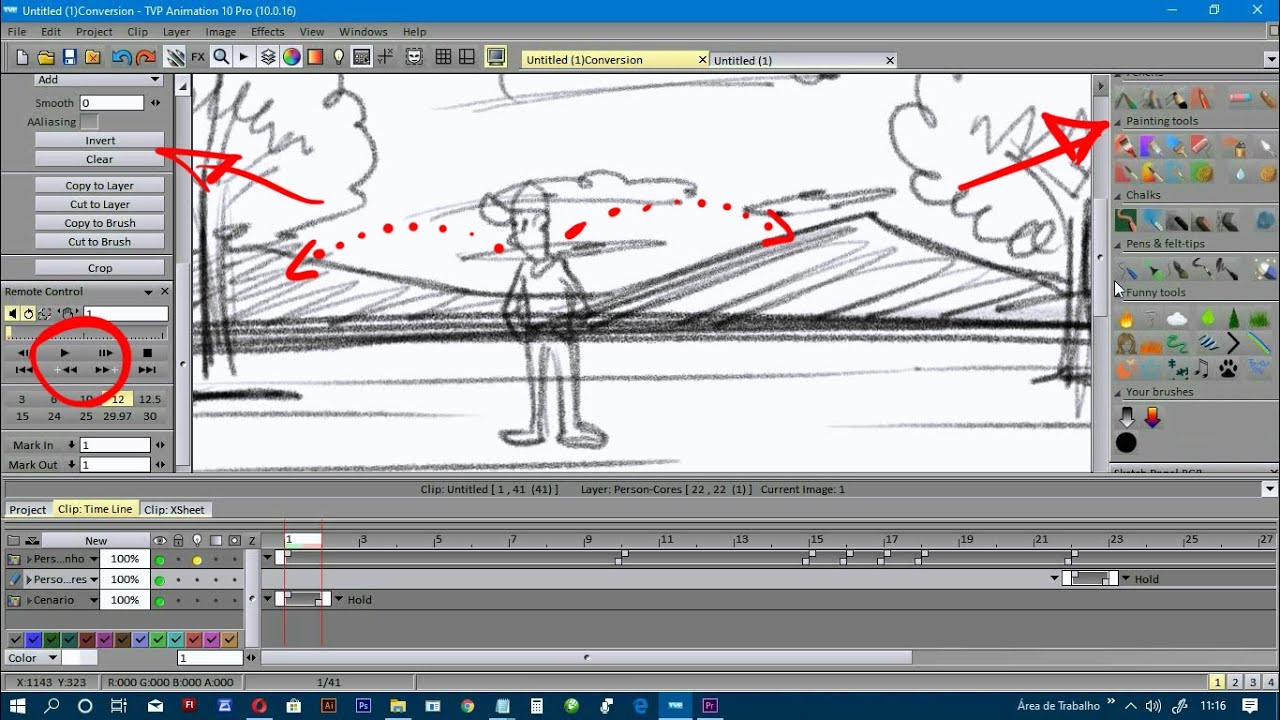 Tutorial como fazer uma animação 2D no TVPaint - YouTube