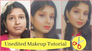 Unedited Makeup Tutorial 😯😱😱😱