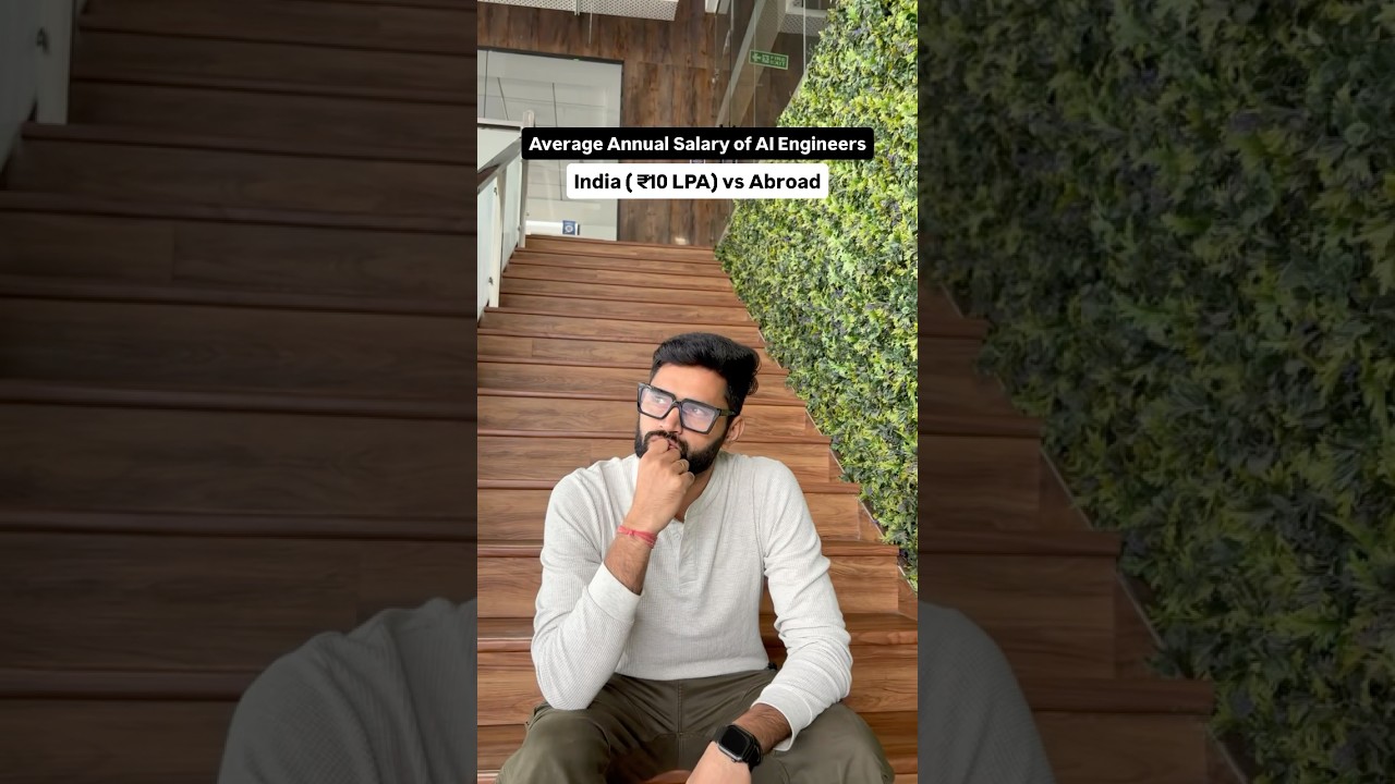 Salary in India vs Abroad of AI engineers | 