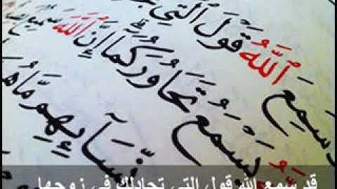 من اجمل التلاوات العذبة القارئ الشيخ بركات سيد البخاري سورة المجادلة