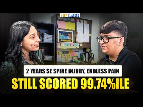 2 Years Spine Injury, Endless Pain… Still 99.74%ile in JEE 💔🔥