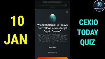 Cex.io Quiz Answers 20 January | Cex.io Daily Quiz | Cex io daily combo | Cex.io daily quiz answer