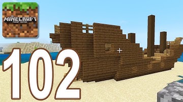 Minecraft Bedrock Survival - Gameplay Walkthrough Part 102 - Shipwreck (iOS, Android)