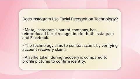 Does Instagram Use Facial Recognition Technology? - Everyday-Networking