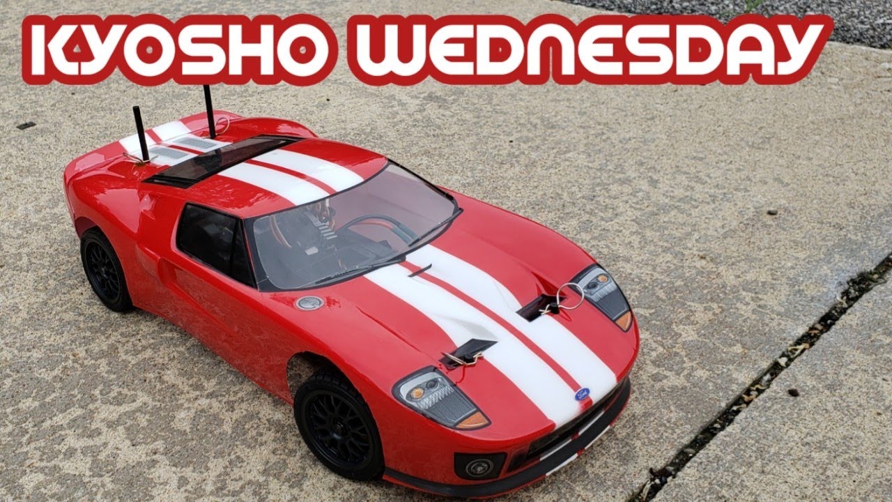 KYOSHO Ford GT40 ラジコン Kyosho Wednesday Mantis EP GT-40 first run - YouTube