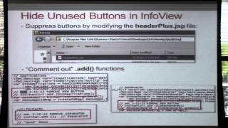 AZBOCUG May 9th - Introduction to Customizing InfoView  -- Adam Lange