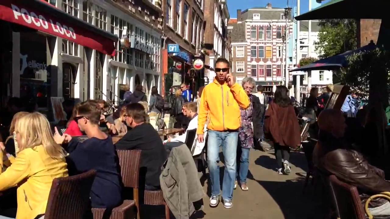 Amsterdam Nieuwmarkt - Dutch gezelligheid streetvideo