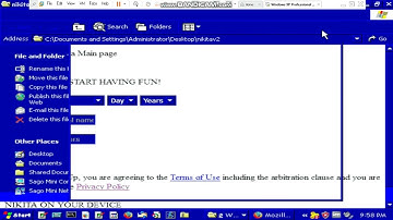 Nikita Web Developer in Windows XP (16 Colors 4 Bit)