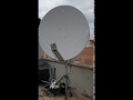 Portable dish tracking sun