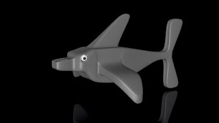 Modeling fish from a cube in Cinema 4D tutorial