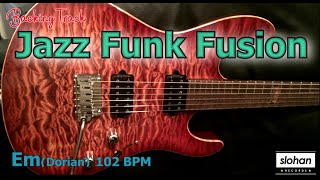 Jazz Funk Fusion  JAZZ FUNK SOUL／Backing Track (Em 102 BPM)