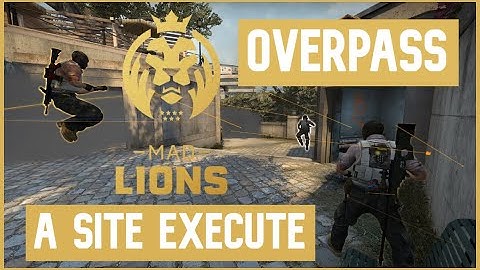 MAD Lions A Site Execute on Overpass (CS:GO Strategy Breakdown)