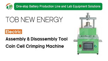 Coin Cell Crimping Machine Assembly and Disassembly Tool for CR20xx Series