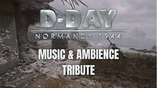 D-Day (June 6, 1944) Inspiring Music & Ambience Tribute | 77th Anniversary | 1hr.
