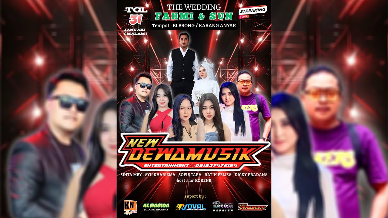 LIVE STREAMING NEW DEWA MUSIC - WEDDING PARTY FAHMI & SUN  - KARANGAYAR BLERONG GUNTUR DEMAK