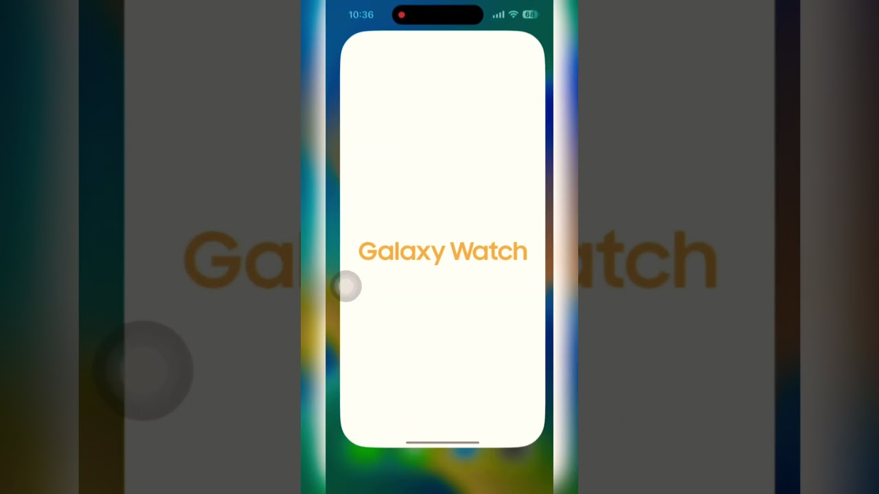 Samsung watch Compatibility with iPhone 