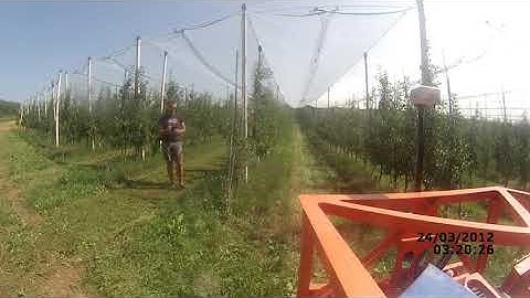 The agricultural electric robot Slopehelper