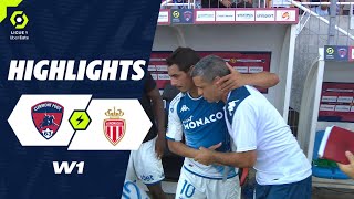 CLERMONT FOOT 63 - AS MONACO (2 - 4) - Highlights - (CF63 - ASM) / 2023-2024