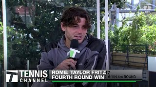 Taylor Fritz Talks About The Mental Side Of Tennis | 2024 Rome Fourth Round