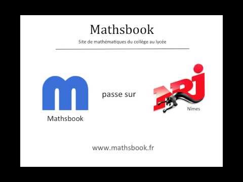 Passage de Mathsbook sur NRJ Nîmes