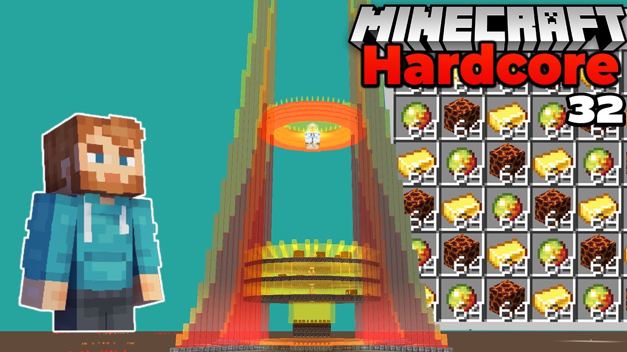 I Built an INSANE Nether Base in Hardcore Minecraft 1.17 Survival