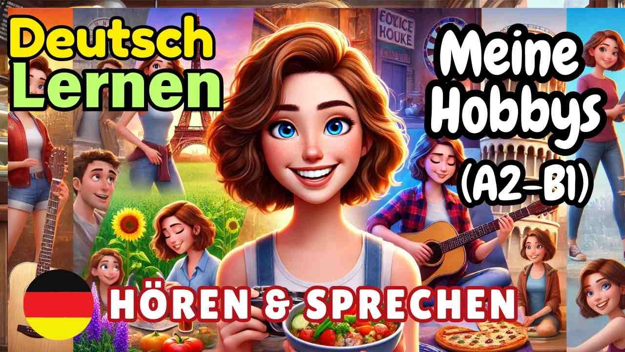Sprawdzian Z J Niemieckiego Meine Hobbys - Meine Hobbys A2-B1 | Deutsch Lernen | Hören & Sprechen | Geschichte