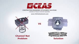 CEAS Squeeze Nuts VS Competitor Channel Nuts