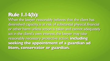 Special Clients / Special Roles: Diminished Capacity